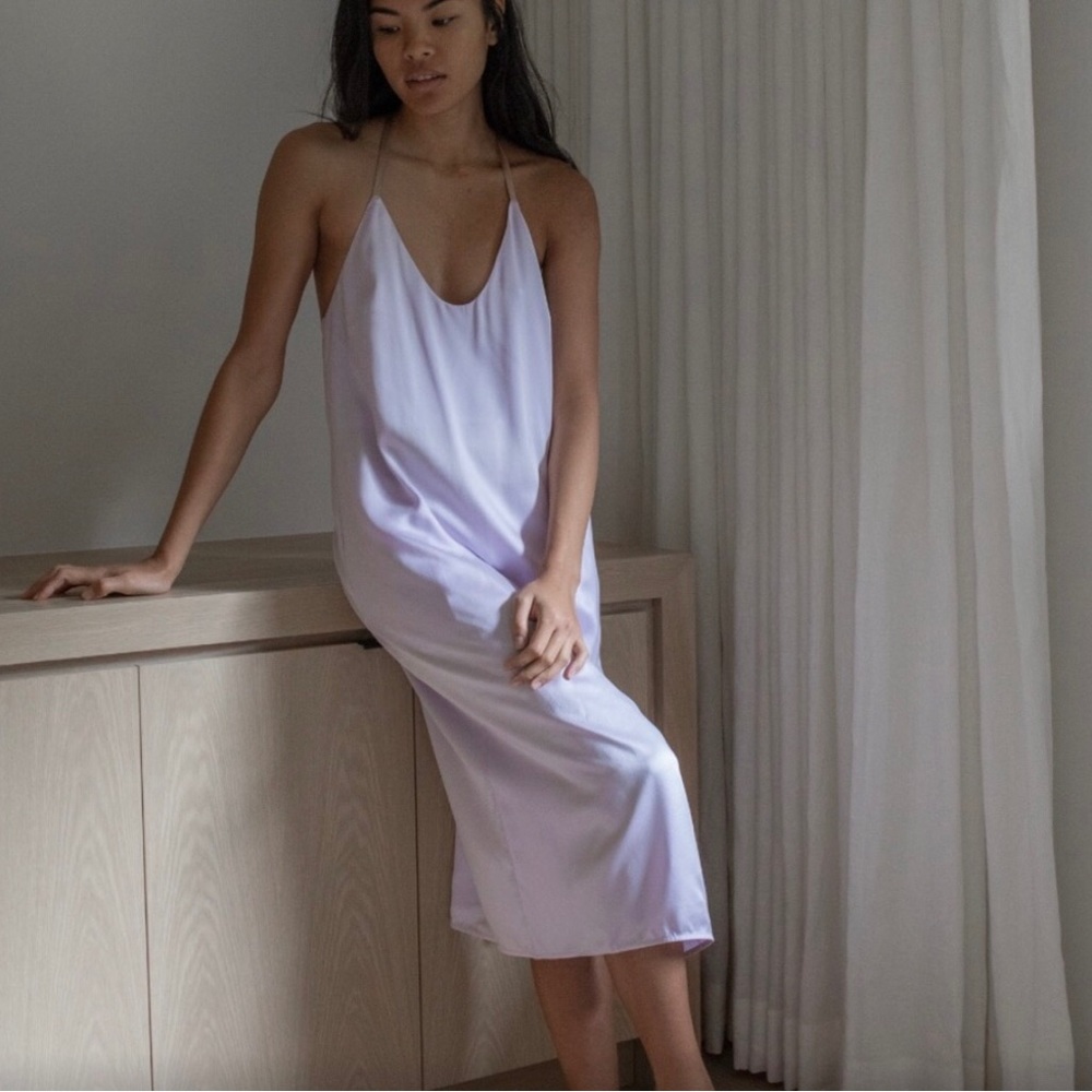 Lunya Washable Silk Slip Dress